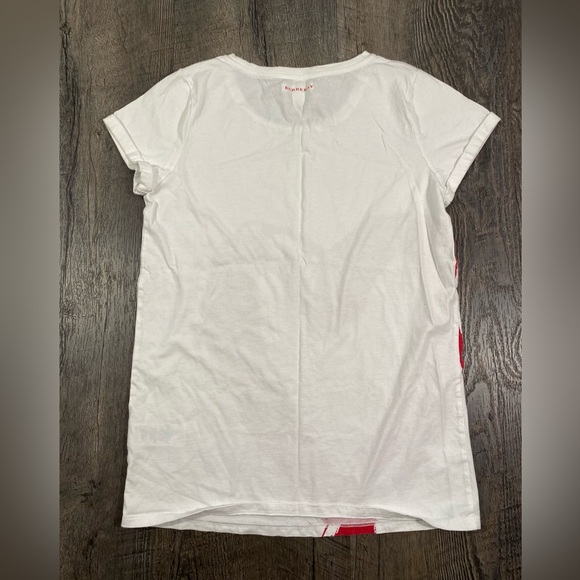 BURBERRY Heart Girls Short Sleeve Shirt - Picture 2 of 5